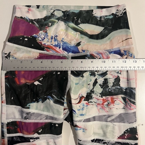 Lululemon Tights w/ Multicolour Print - No Size Dot Cross stitched RArE Barbie - Picture 7 of 11